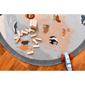 World Map Rug - Bimbo Concept